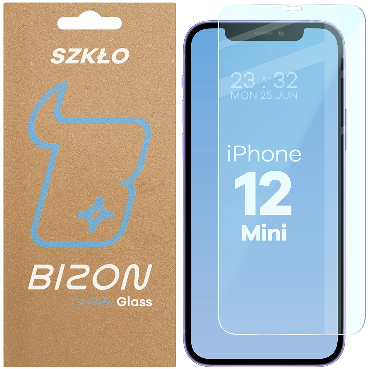 Szkło hartowane Bizon Glass Clear do Apple iPhone 12 Mini